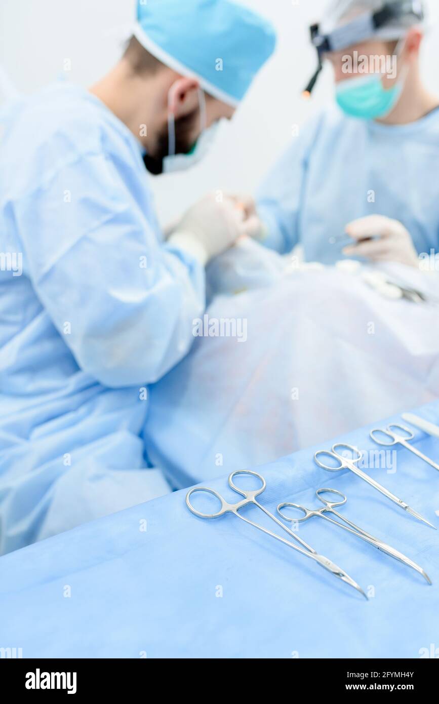 Blepharoplasty, plastic surgery operation for correcting defects