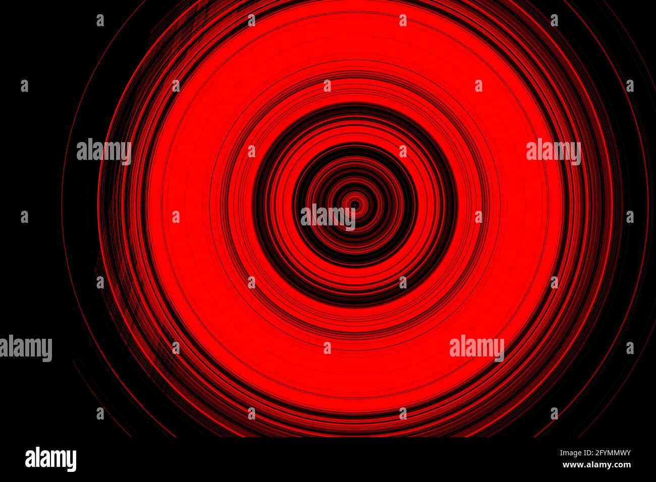 Illustration of abstract red circles on a black background Stock Photo ...