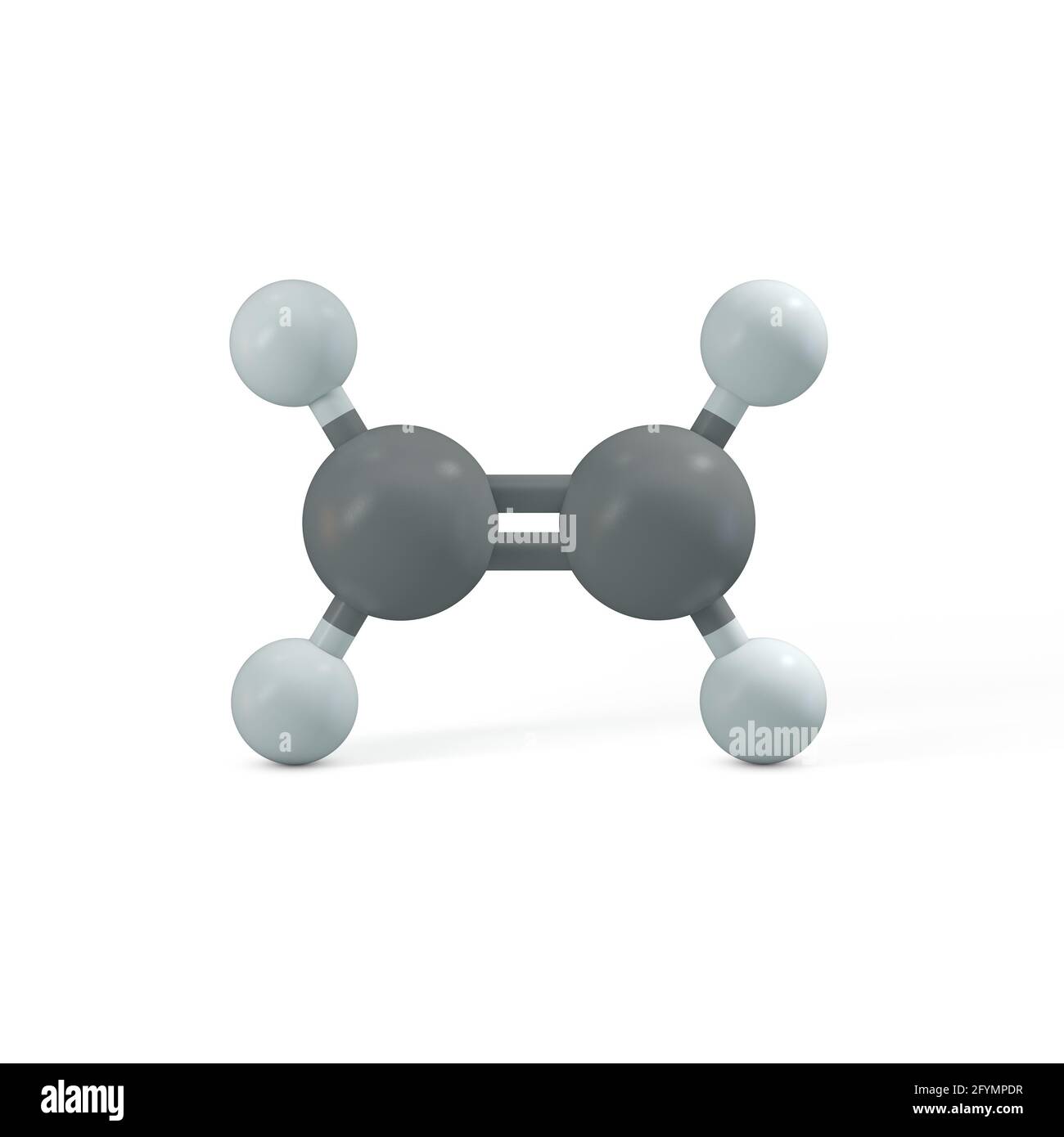 Ethene molecule, illustration Stock Photo - Alamy