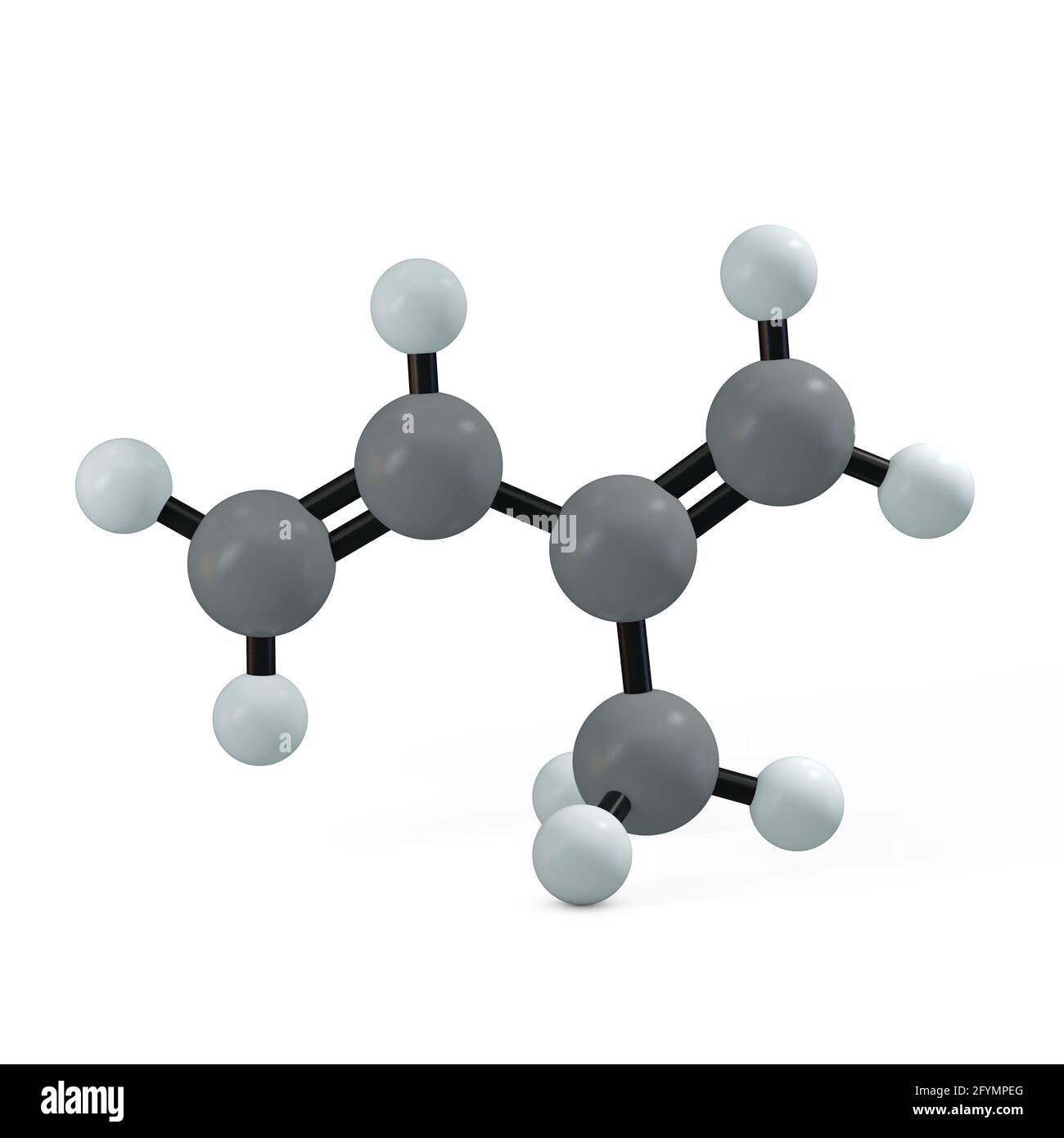 Rubber molecule, illustration Stock Photo - Alamy