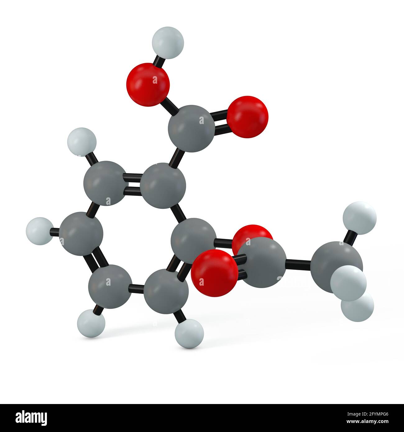 Aspirin molecule, illustration Stock Photo Alamy