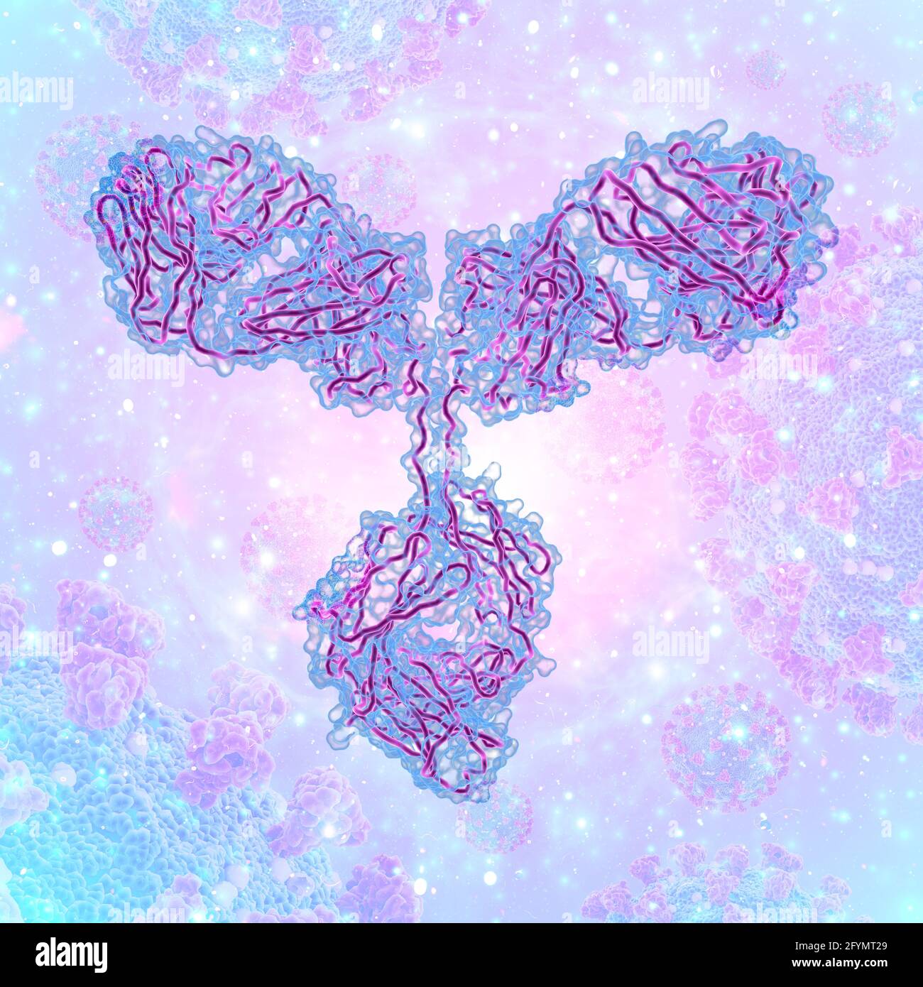 Antibody illustration hi-res stock photography and images - Alamy