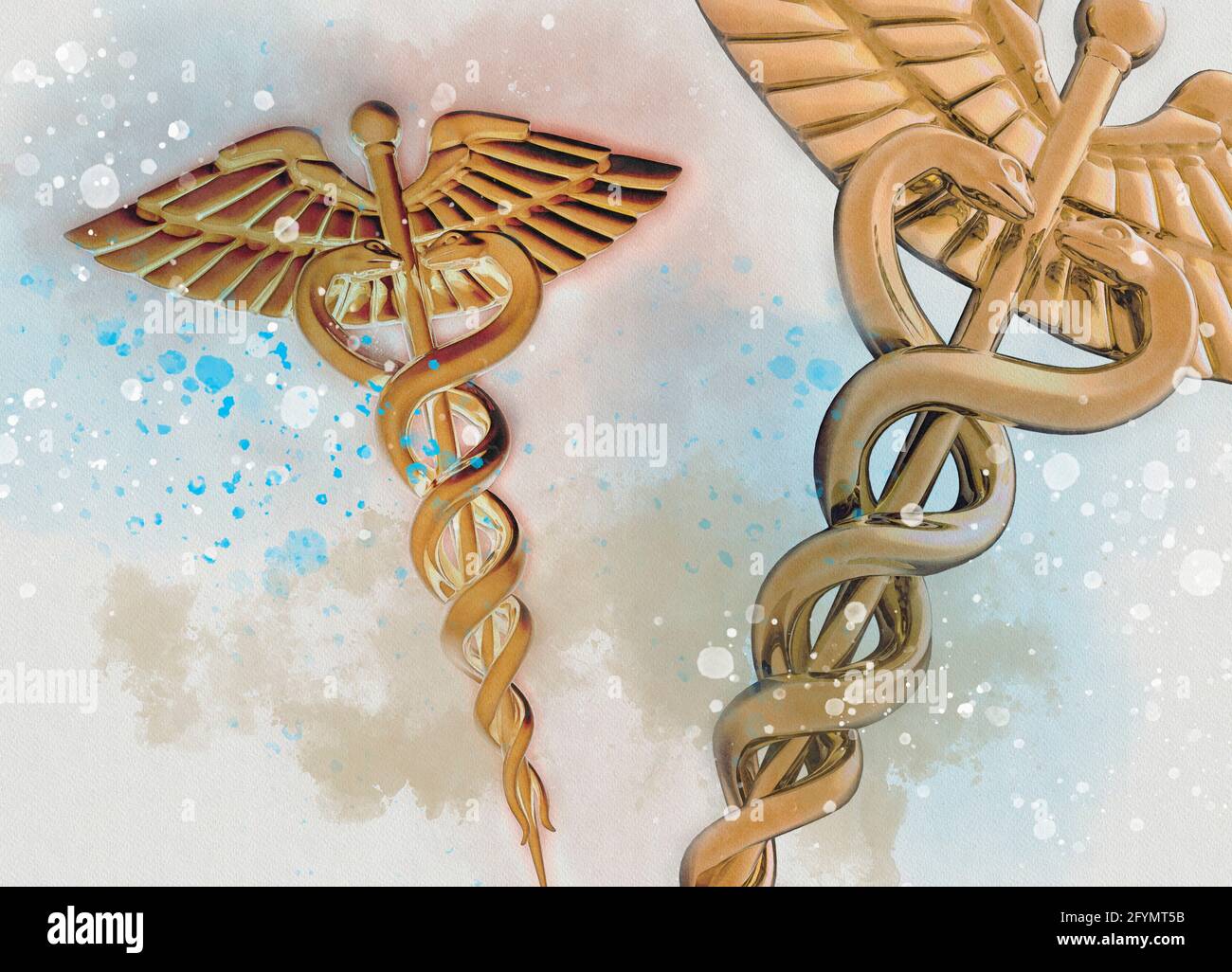 Medical symbols, illustration Stock Photo