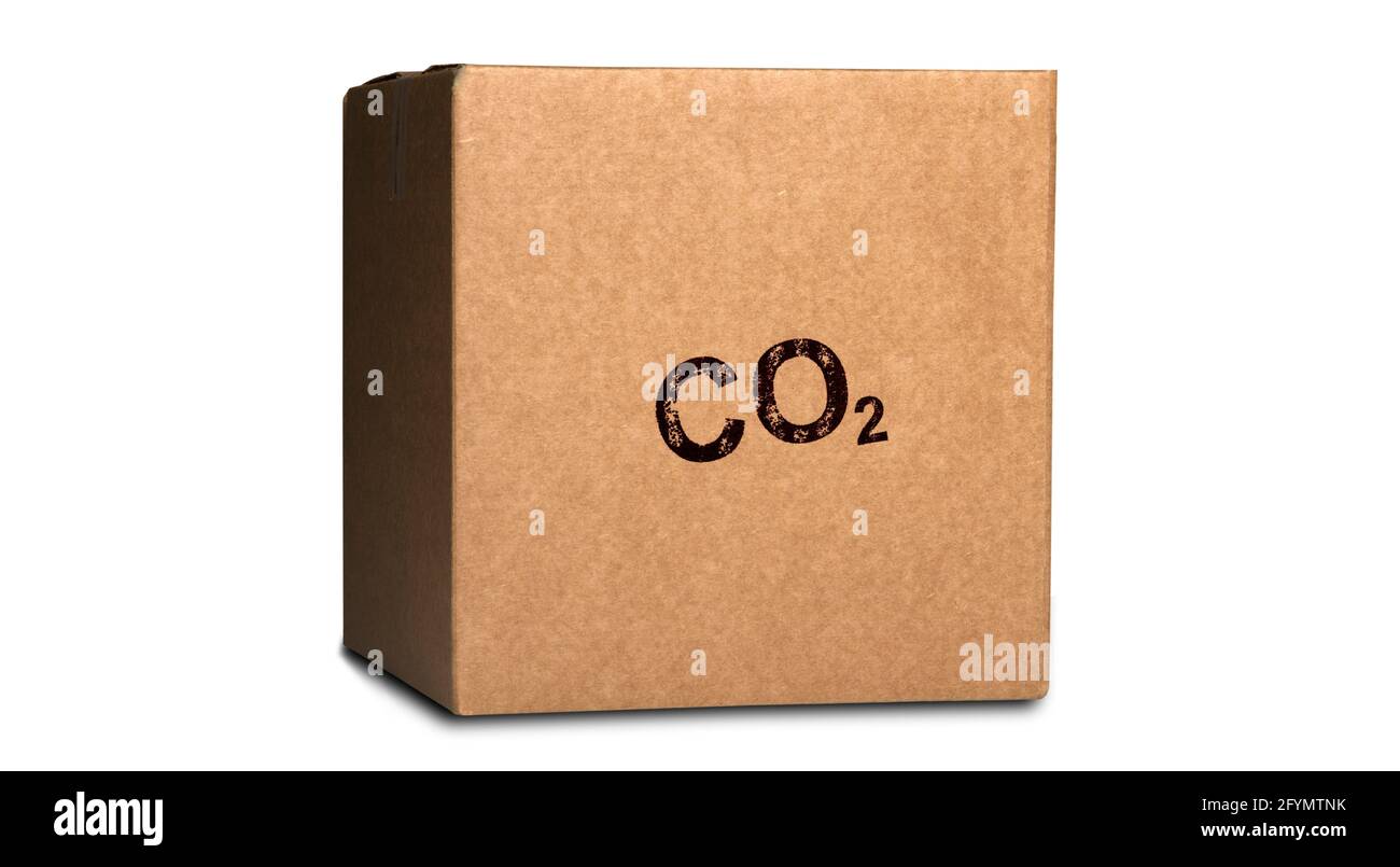 Carbon dioxide storage, conceptual composite image Stock Photo