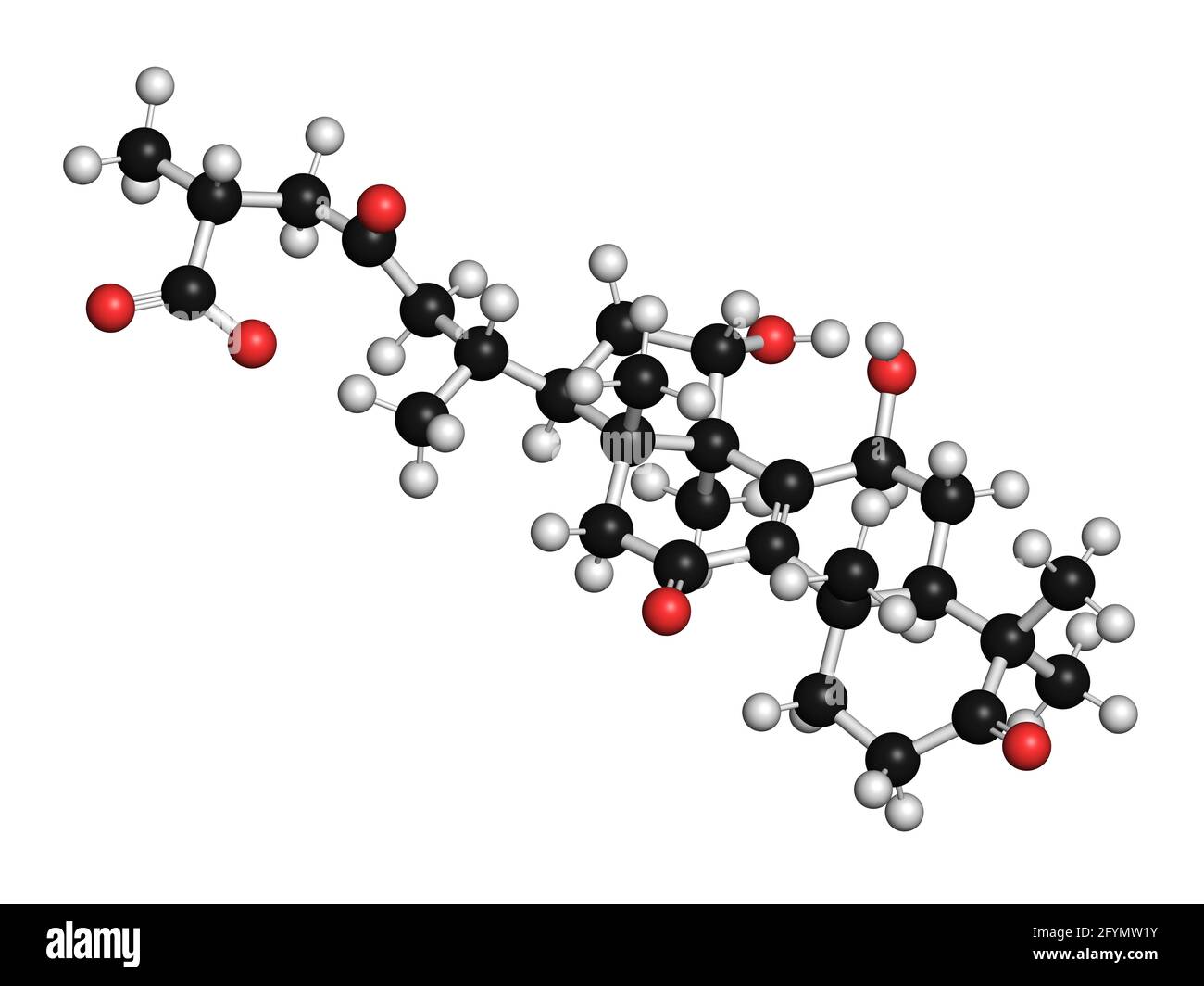 Ganoderic Acid R Ganoderic acid A molecule, illustration Stock Photo - Alamy