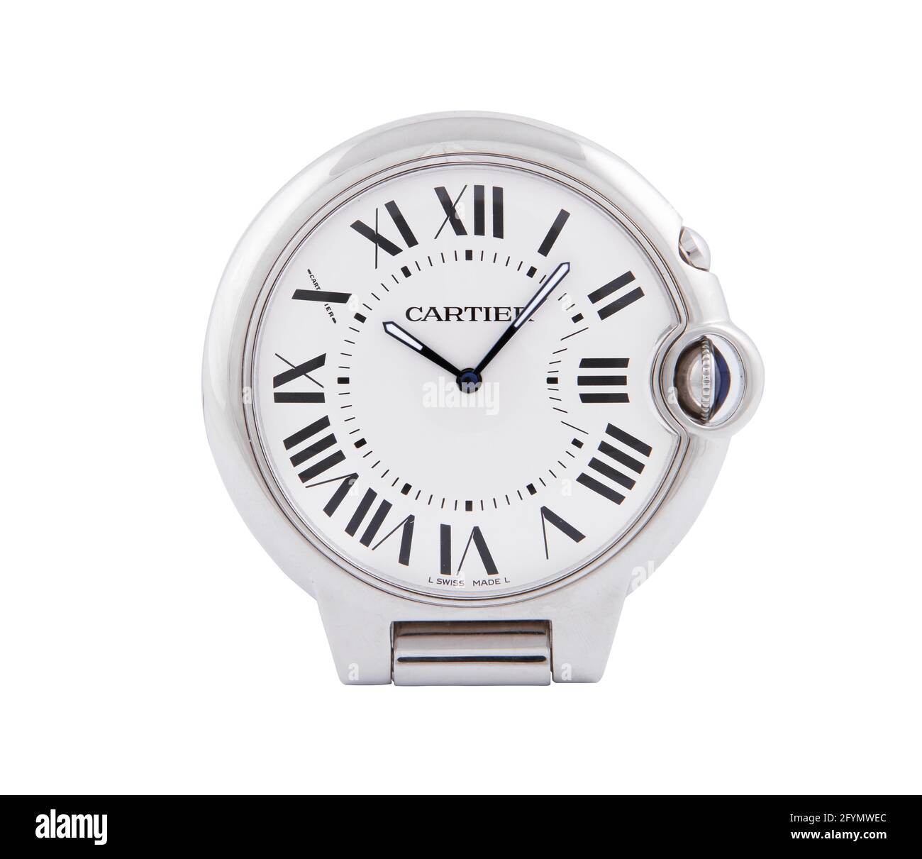 MANILA, PHILIPPINES Feb 11, 2016 Luxury expensive watch on white