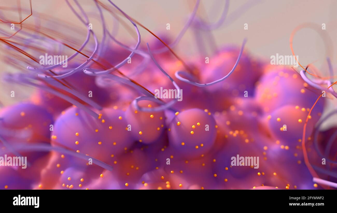 Cancer cells, conceptual illustration Stock Photo - Alamy