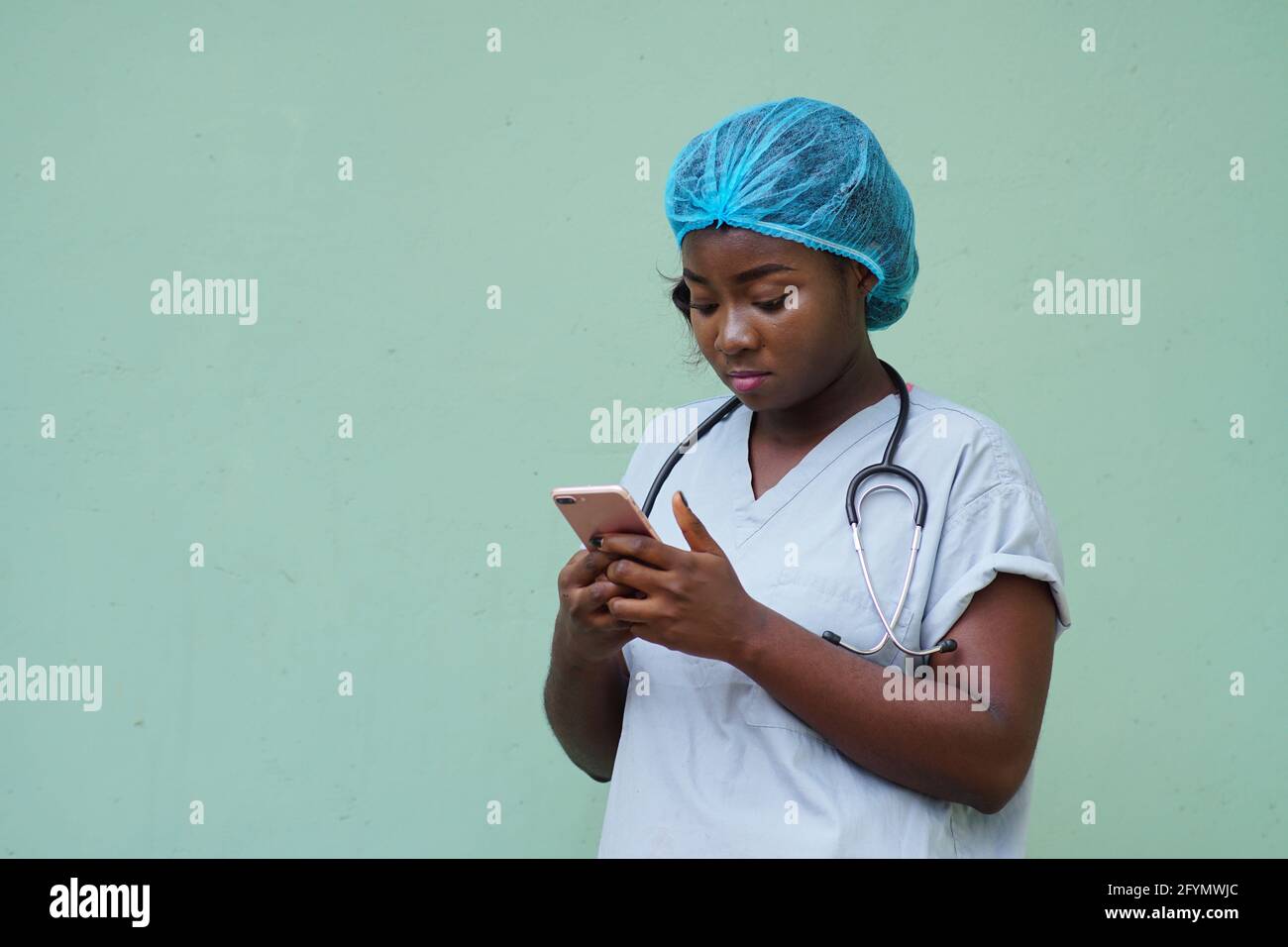 Black african woman doctor hi-res stock photography and images - Alamy