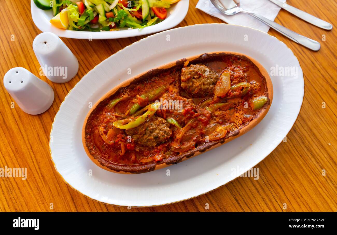 Fresh turkish kofte served hi-res stock photography and images - Alamy