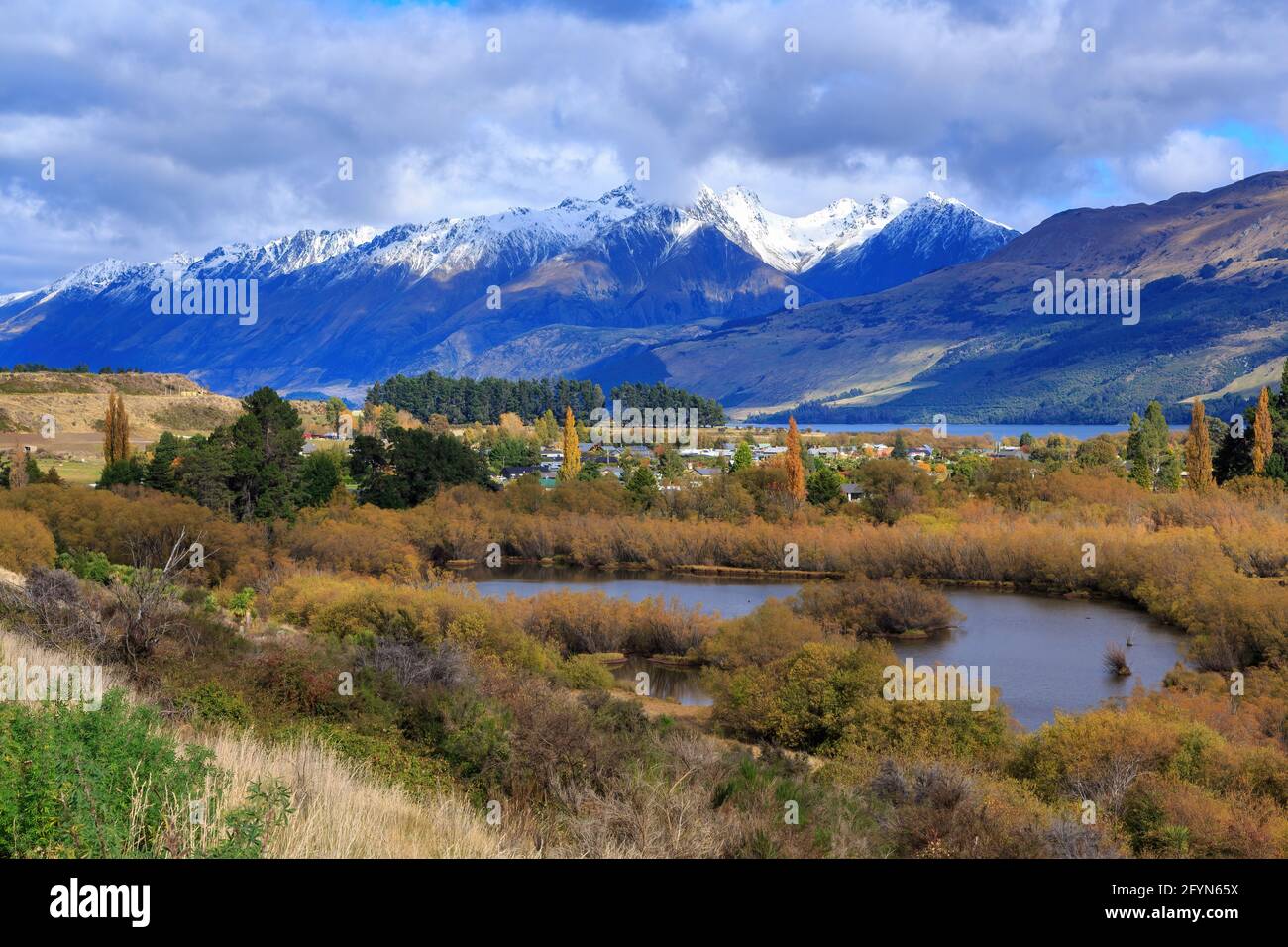 Glenorchy, a small town in the South Island of New Zealand, between the