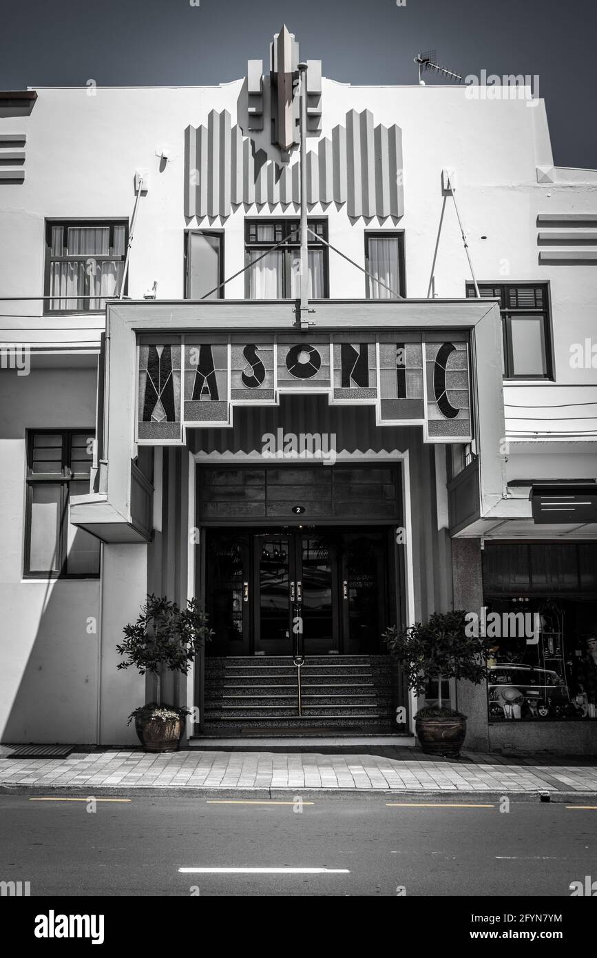 1930s art deco entrance facade hi-res stock photography and images - Alamy