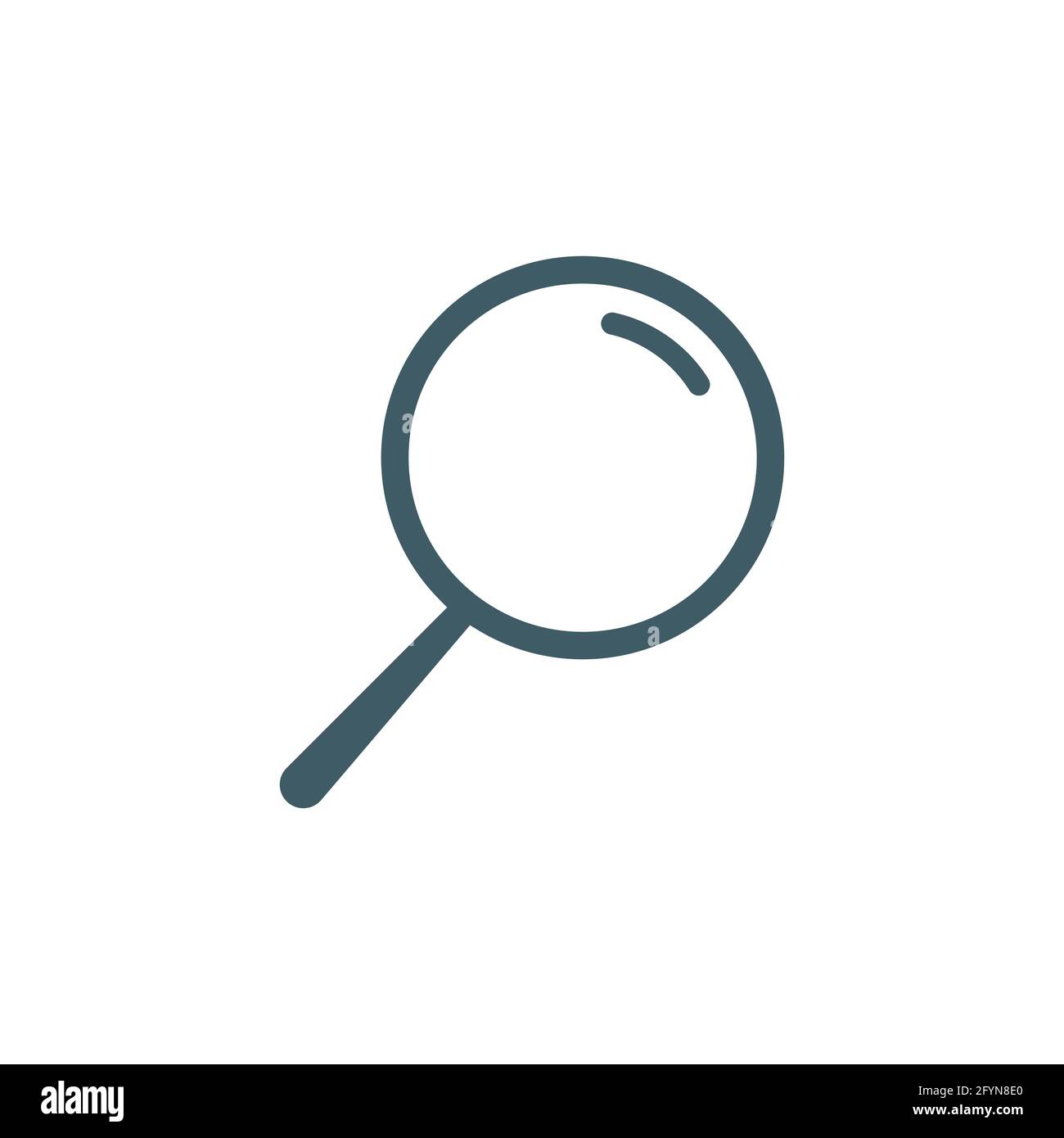 Search icon. Magnifying glass symbol. Loupe black sign. Zoom instrument. Magnifier  lens symbol Stock Vector Image & Art - Alamy