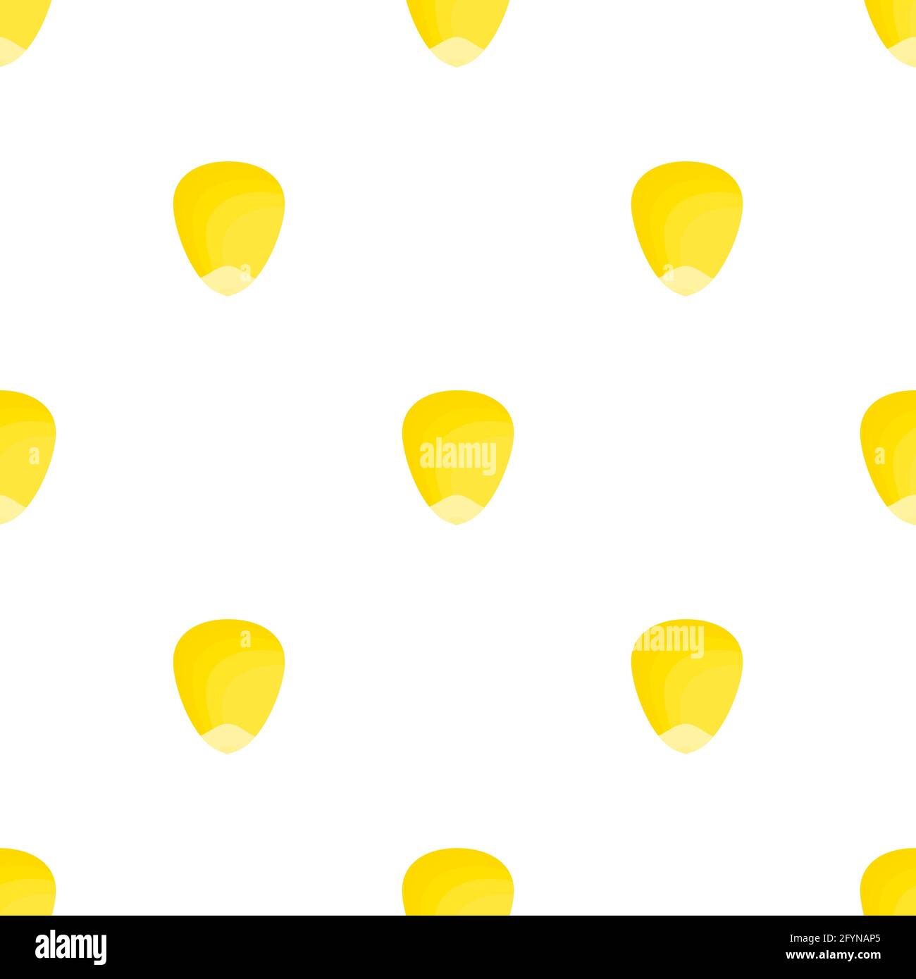 Corn seed seamless pattern. Corn cob silhouette. Nature sweet food vector Stock Vector