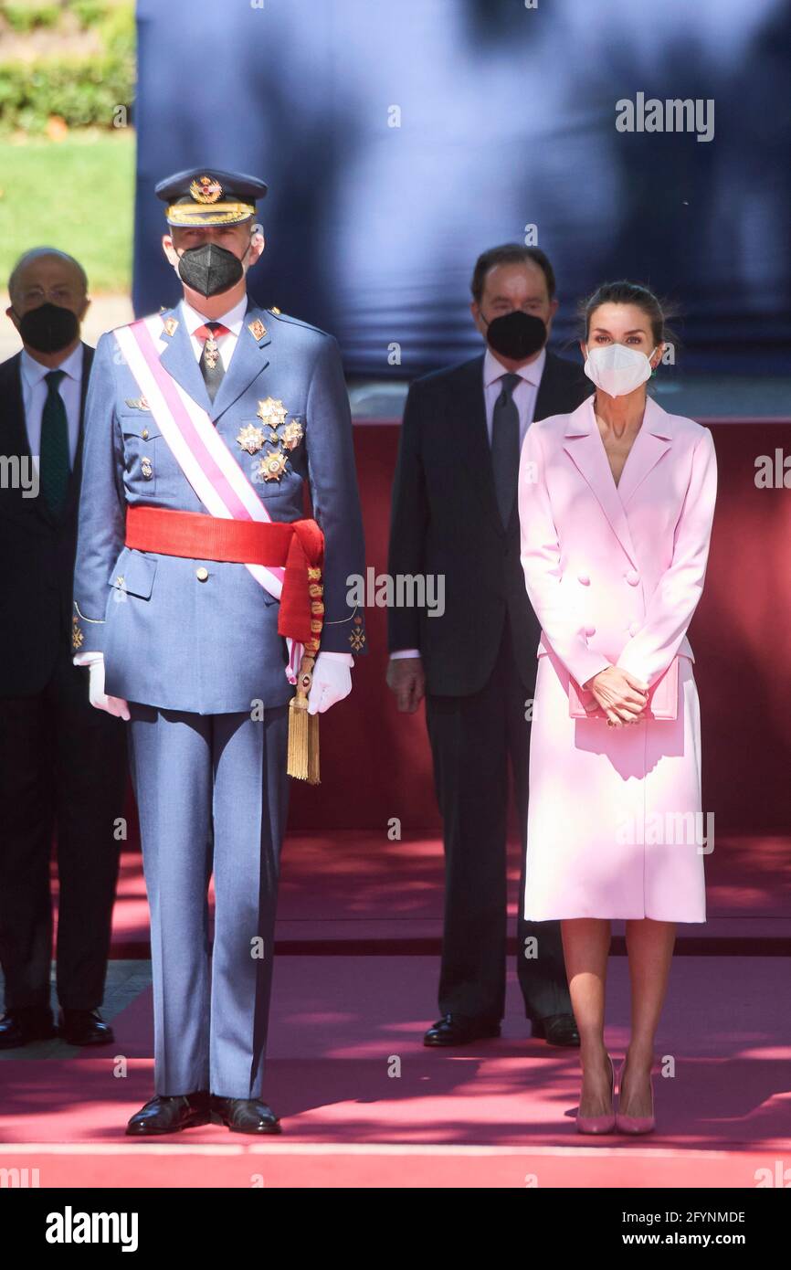Madrid, Madrid, Spain. 29th May, 2021. King Felipe VI of Spain, Queen ...