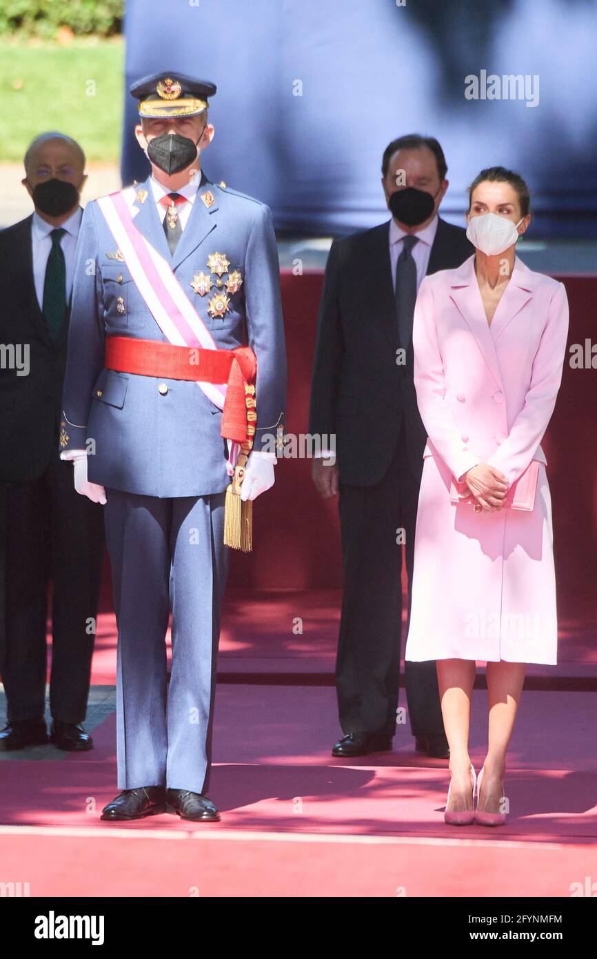 Madrid, Madrid, Spain. 29th May, 2021. King Felipe VI of Spain, Queen ...