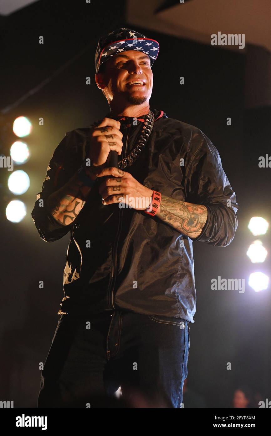 Delray Beach. 28th May, 2021. Vanilla Ice performs during the I Want my ...