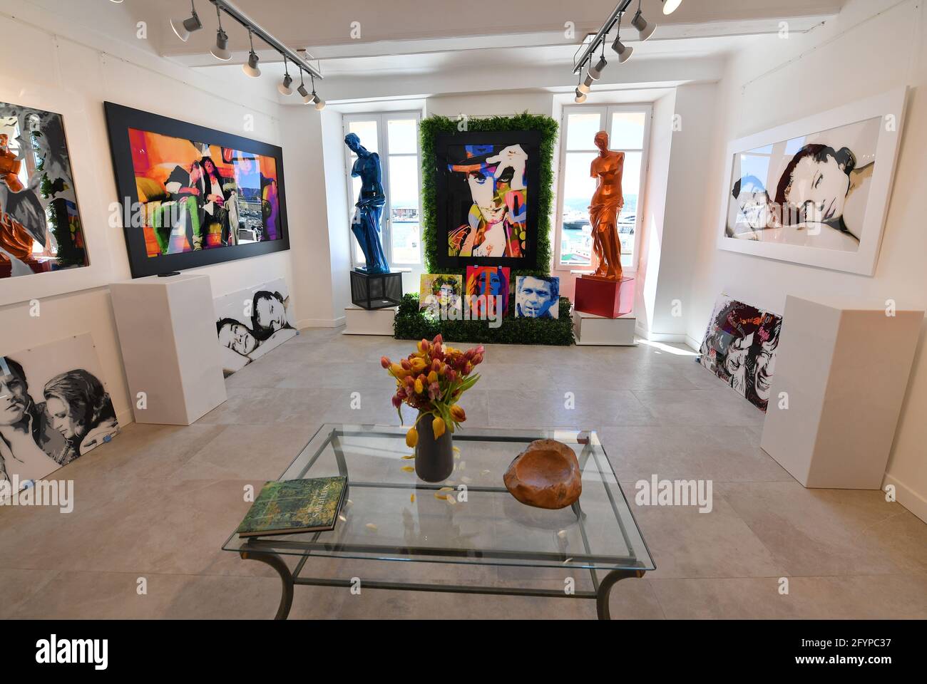 Illustrations of Saint Tropez. Art Gallery Saint Tropez, southeastern