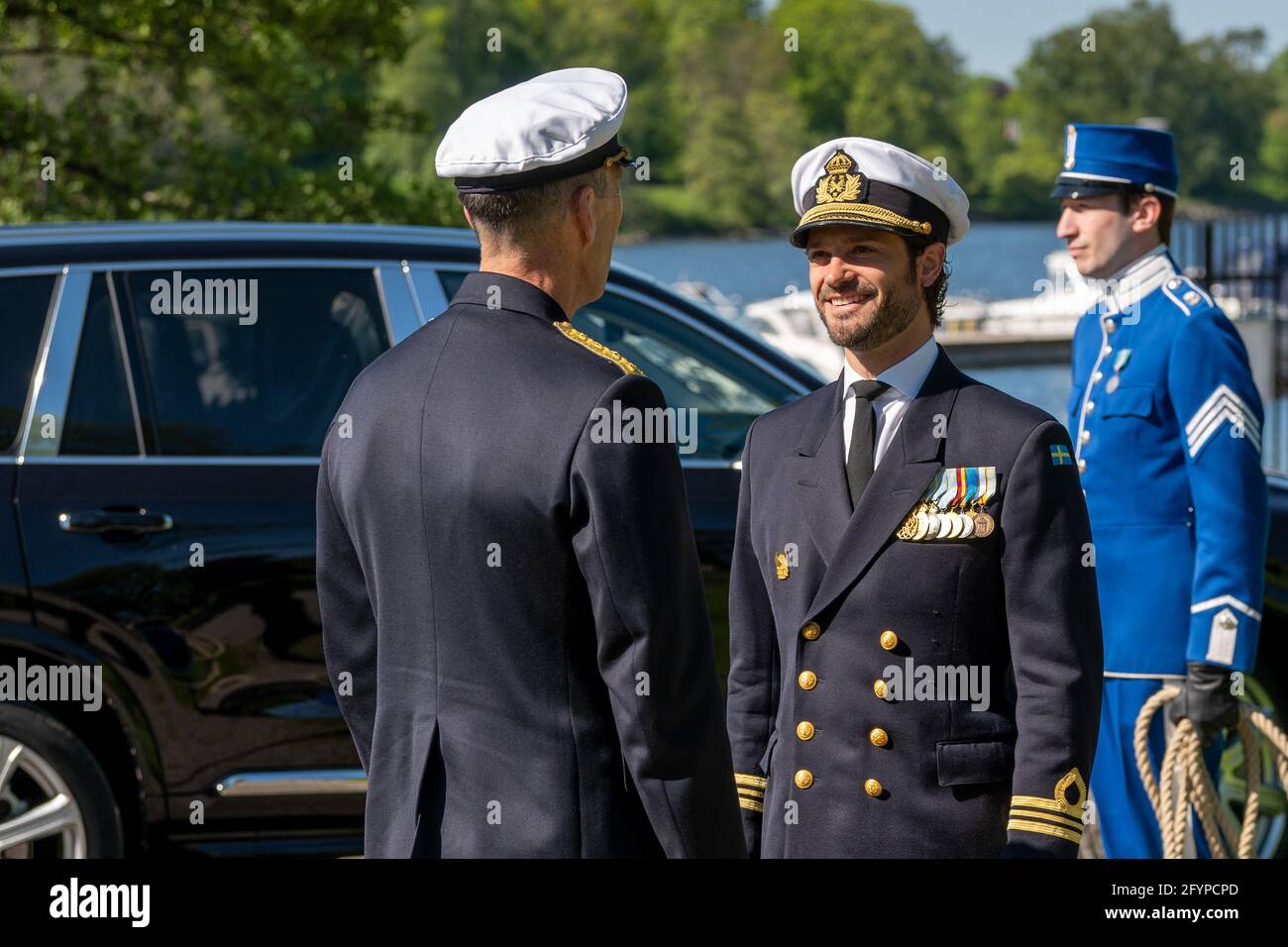 Prince Carl Philip at Veterans Day, in Stockholm , Sweden, on May 29, 2021. Photo by Fredrik Wennerlund/ Stella Pictures/ABACAPRESS.COM Stock Photo