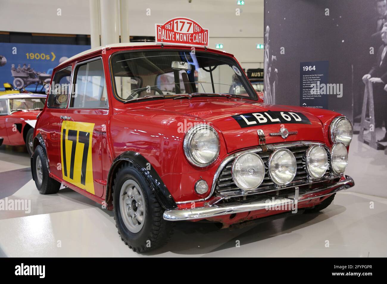 Monte carlo rally mini cooper hi-res stock photography and images - Alamy