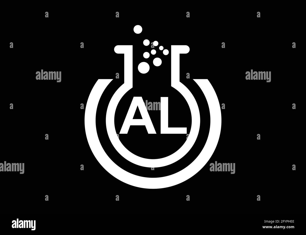 Initial Monogram Letter A L Logo Design Vector Template. Graphic Alphabet Symbol Stock Vector