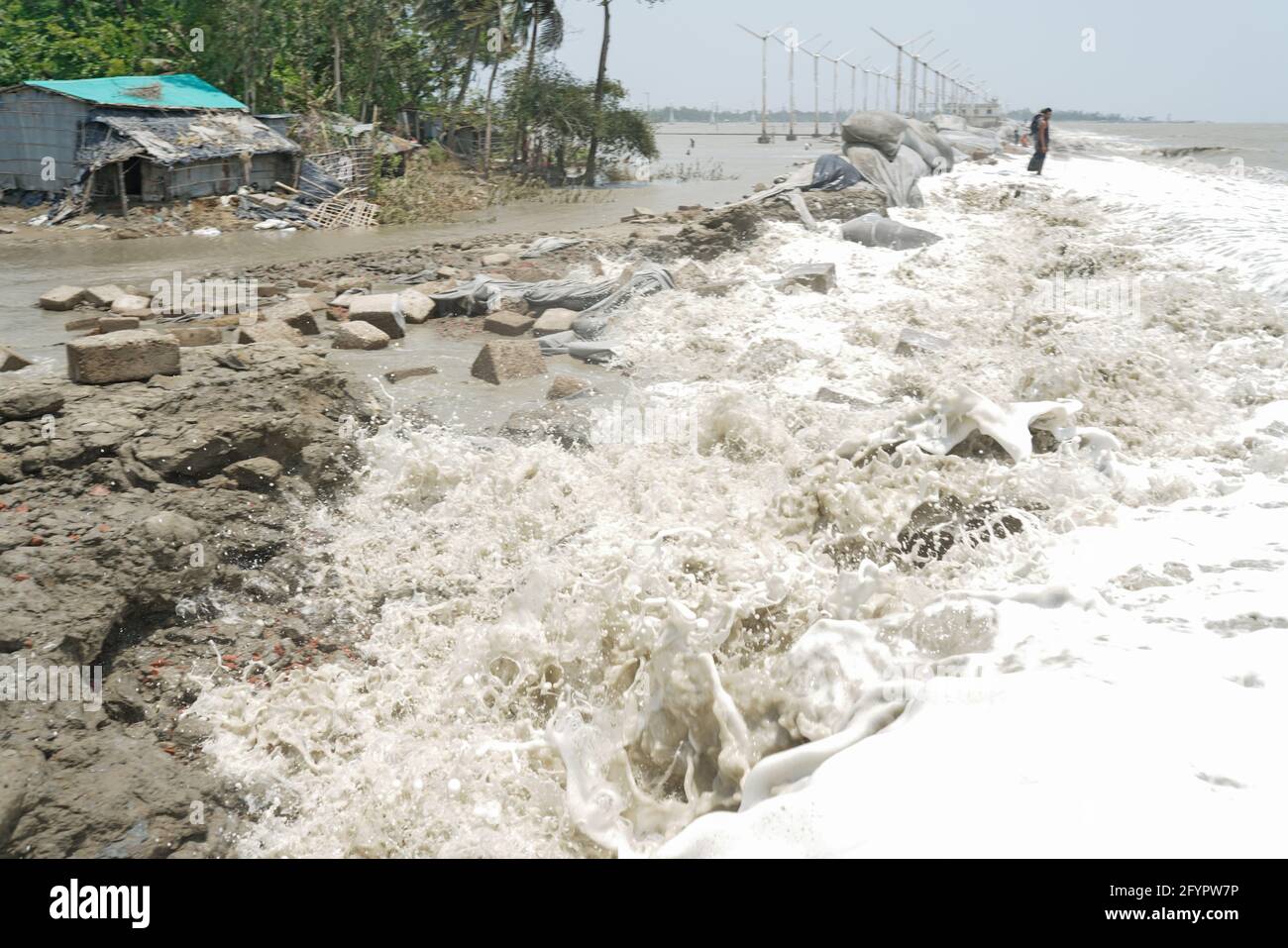 May 29 2021 Kutubdia Island Cox s bazar Bangladesh Due to the