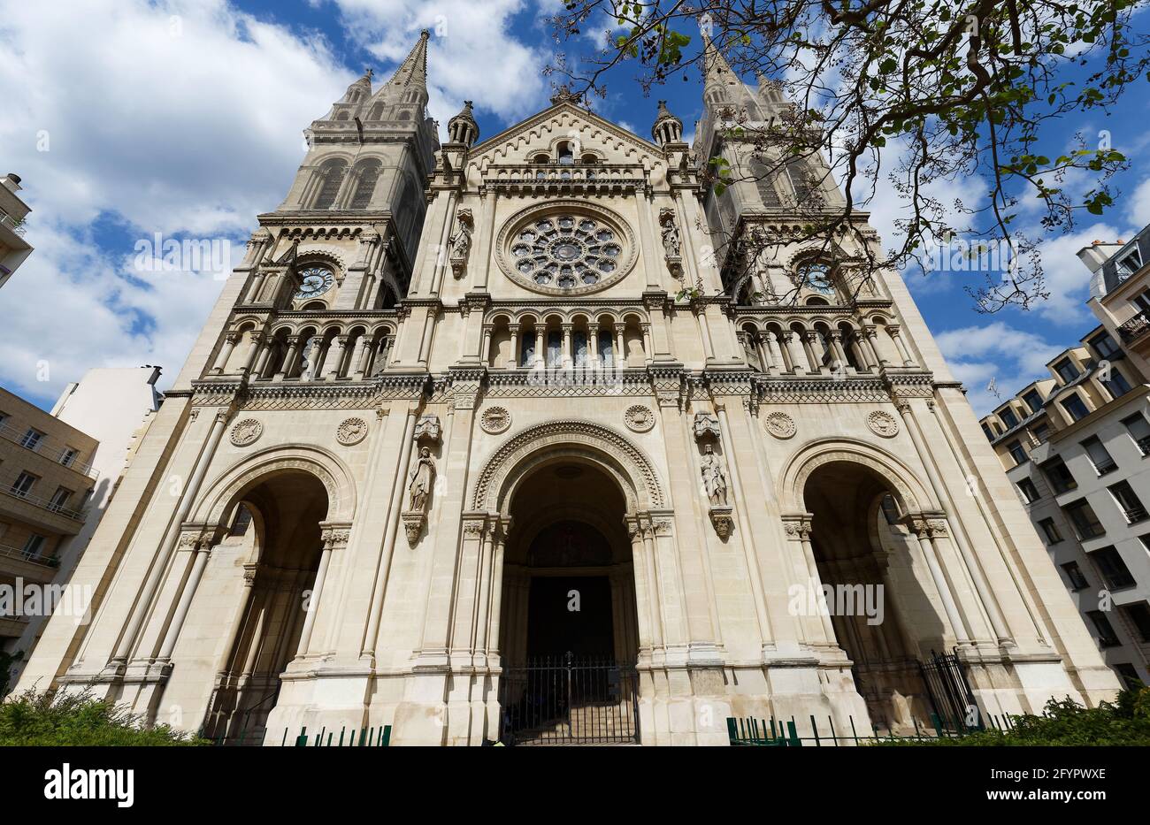 The Church of St Ambroise constructed in the NeoRomanesque and