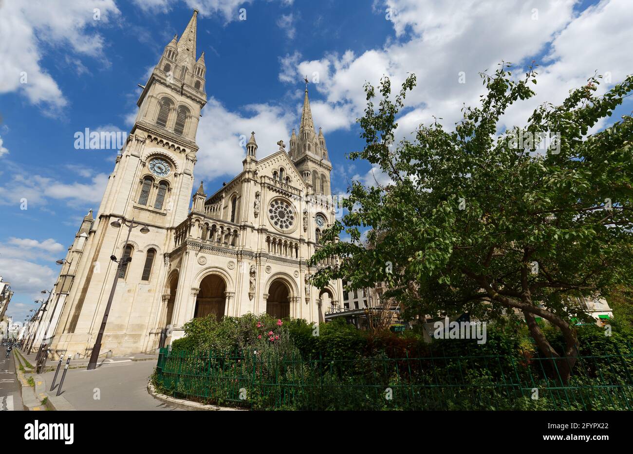The Church of St Ambroise constructed in the NeoRomanesque and Monumental Style, it was built