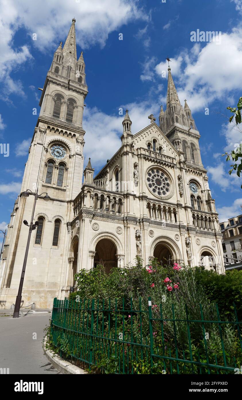 The Church of St Ambroise constructed in the NeoRomanesque and