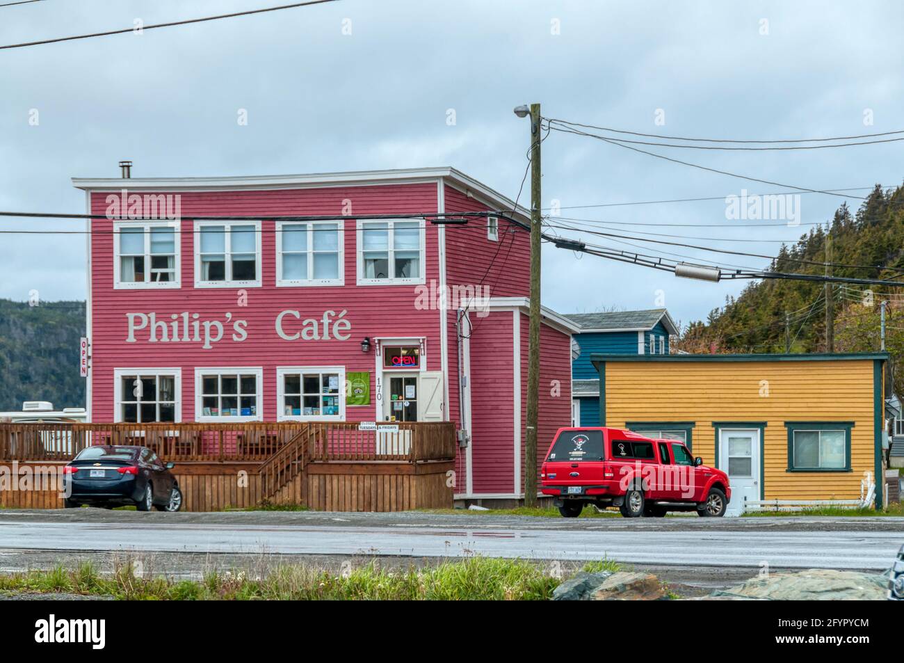 Philip's Cafe in Placentia, Newfoundland Stock Photo Alamy