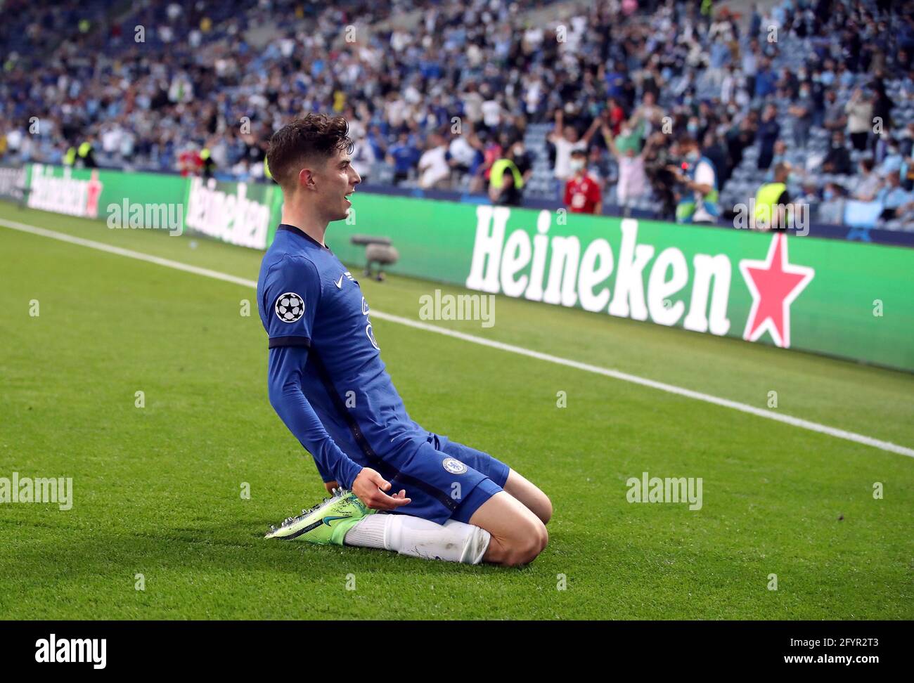 Chelsea S Kai Havertz Celebrates Scoring Their Side S First Goal Of The Game During The Uefa Champions Chelsea S Kai Havertz Celebrates Scoring Their Side S First Goal Of The Game During The Uefa Champions