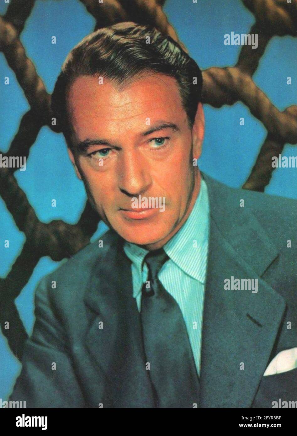 GARY COOPER (1901-1961) American film actor about 1950 Stock Photo