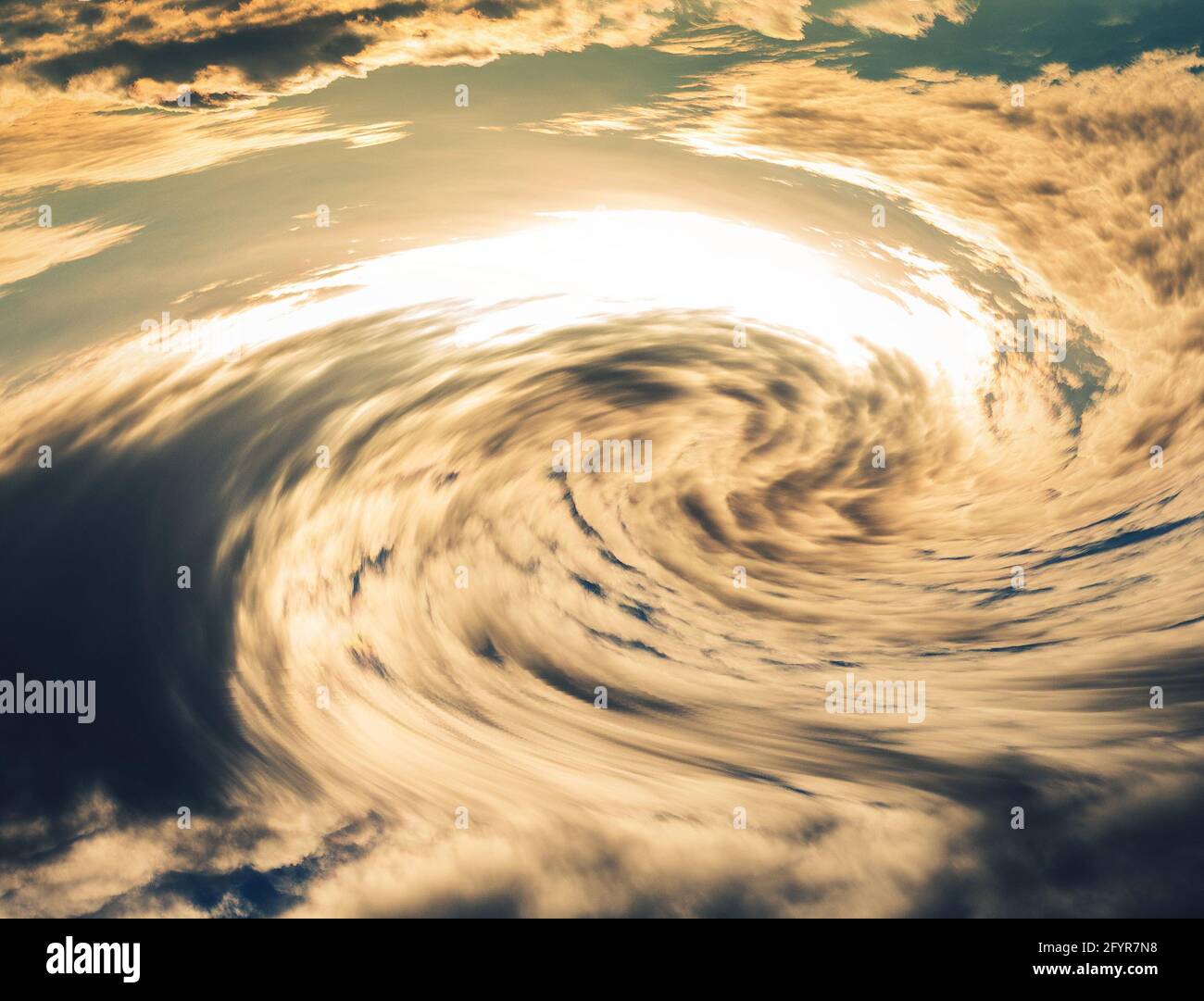 above the cyclone storm clouds Stock Photo - Alamy