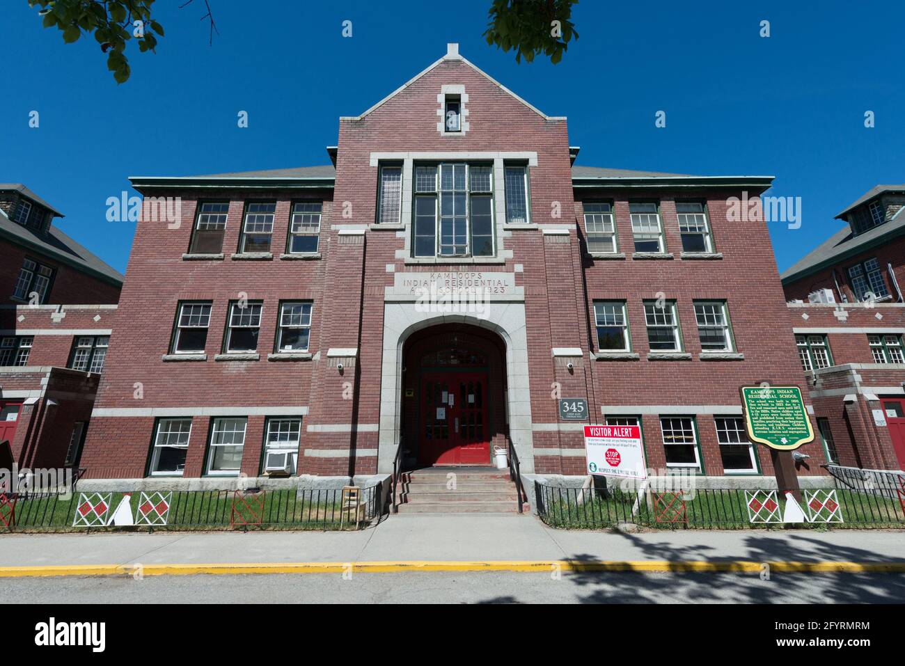 The Former Kamloops Indian Residential School Is Pictured After The Remains Of 215 Children Some As Young As Three Years Old Were Found At The Site In Kamloops British Columbia Canada May