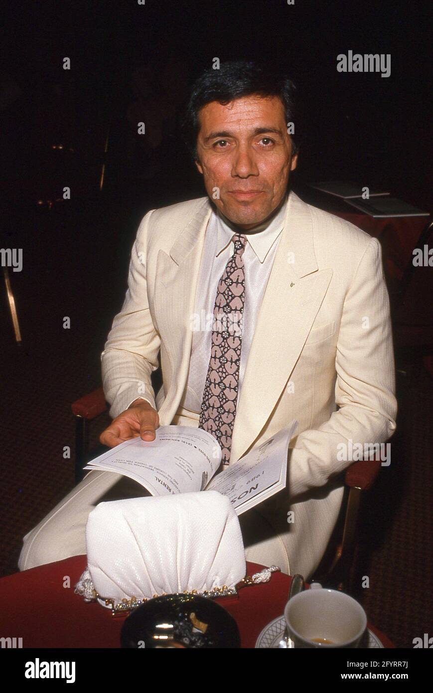 Edward James Olmos at the 1989 Women In Film Awards, Century Plaza