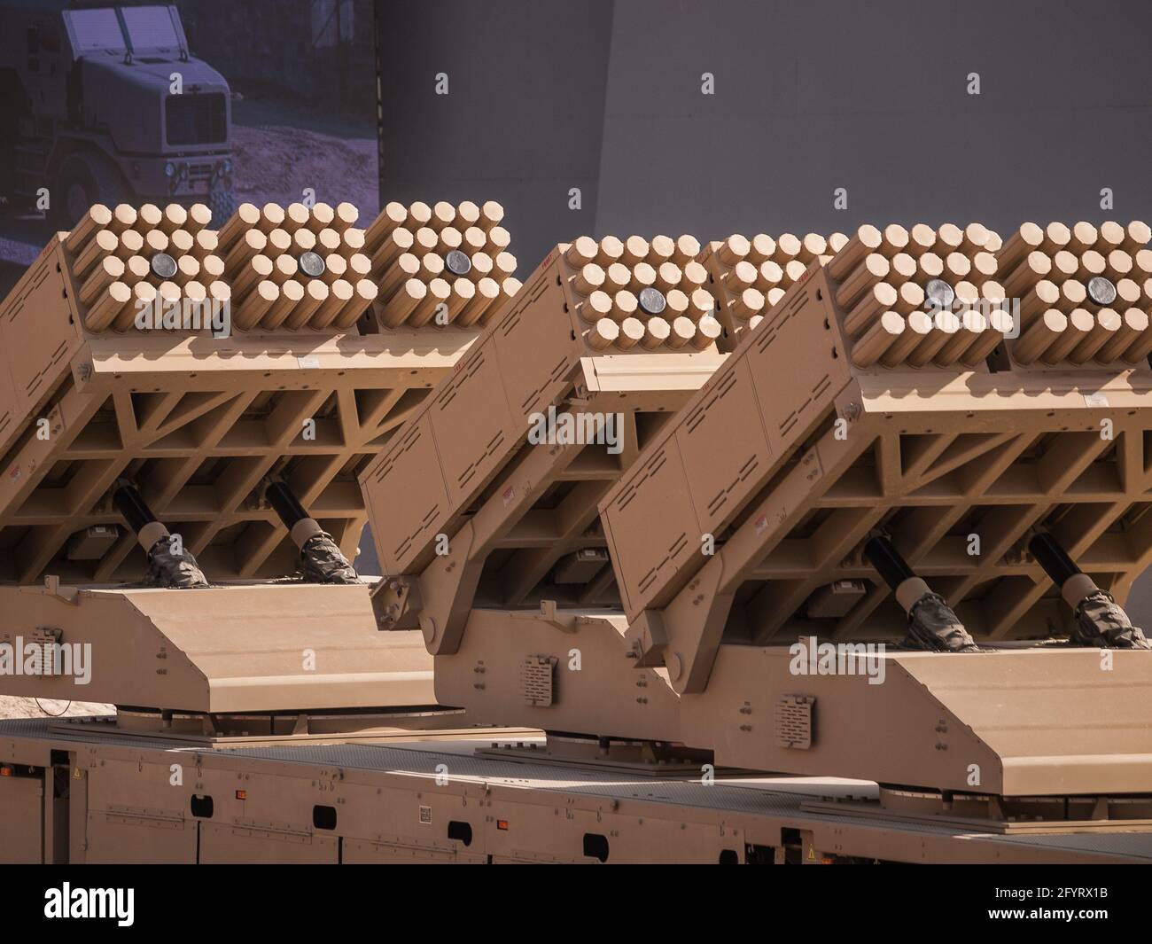 Abu Dhabi, UAE Feb.19.2013 Jobaria Defense Systems Multiple Cradle