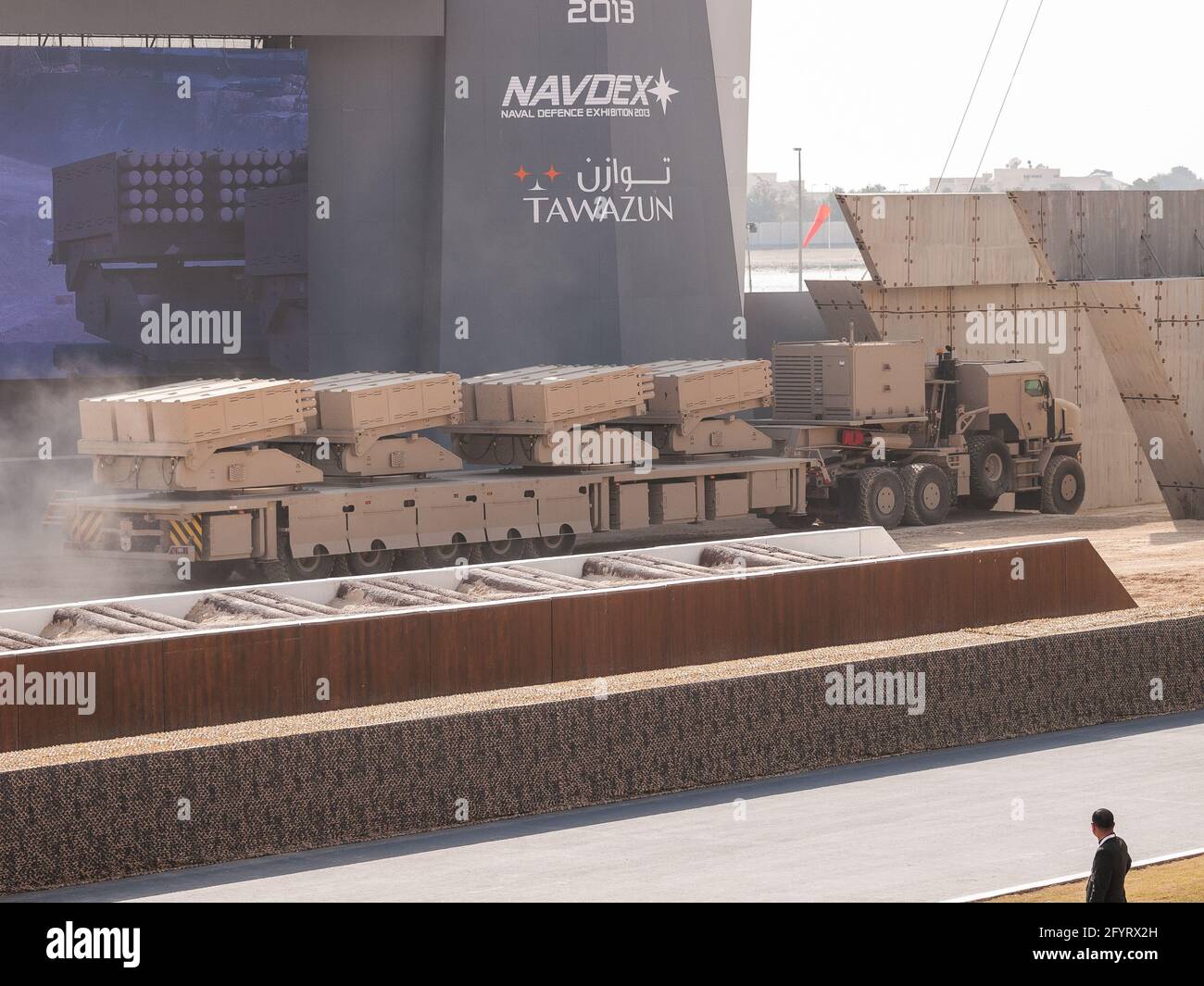 Abu Dhabi, UAE Feb.19.2013 Jobaria Defense Systems Multiple Cradle