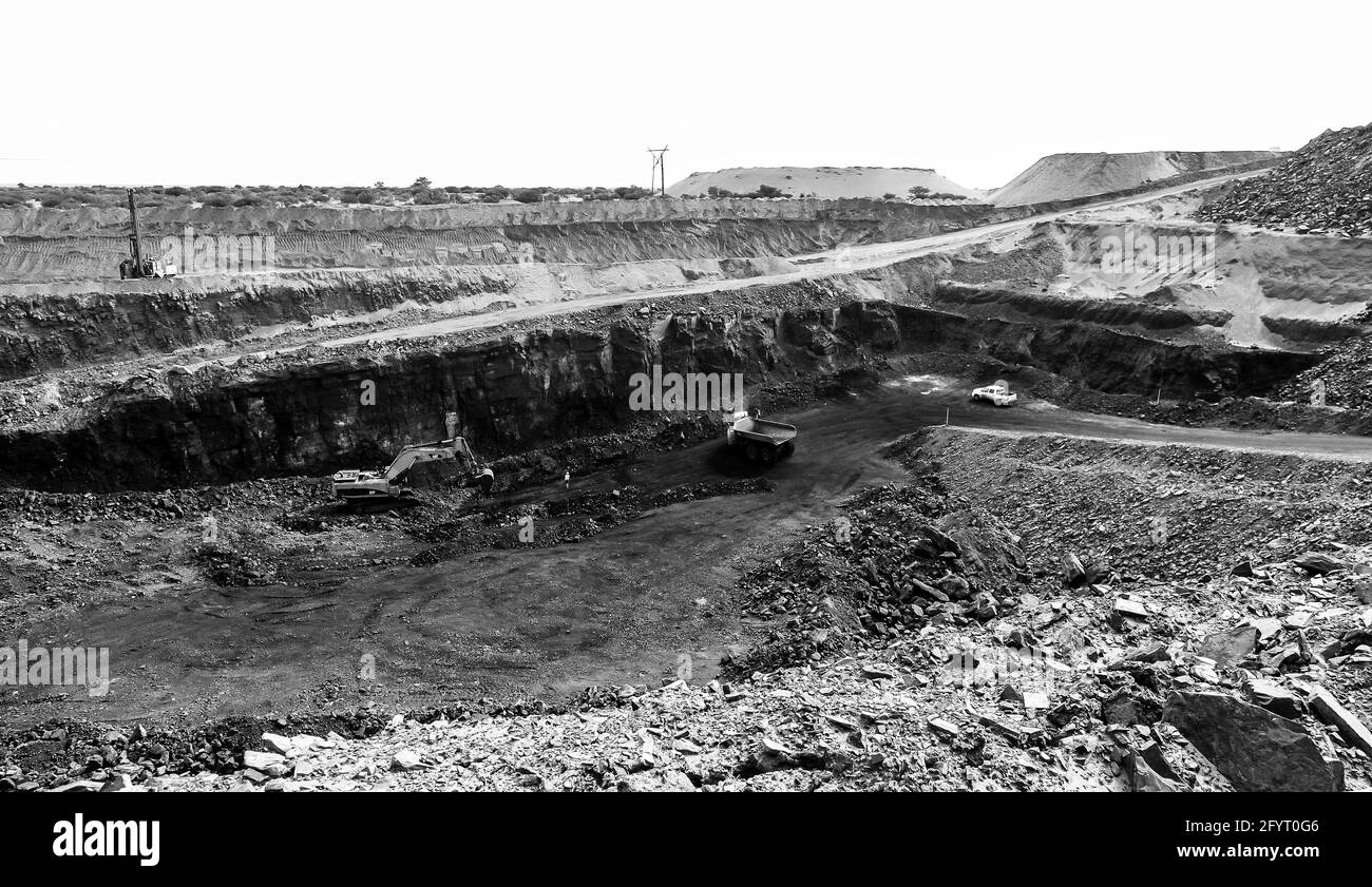 Manganese mine Black and White Stock Photos & Images Alamy