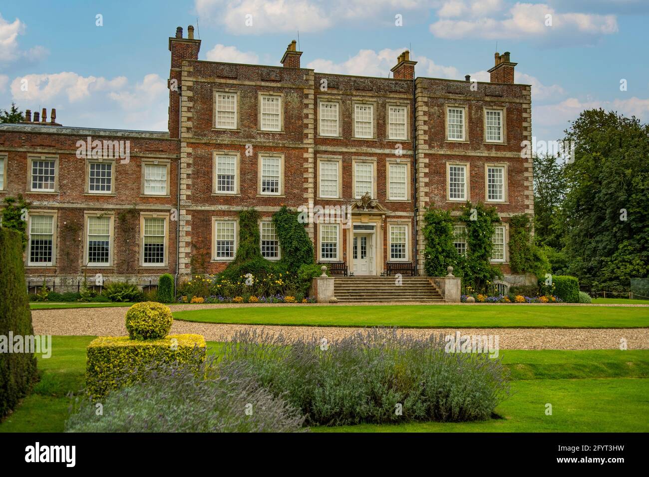 Gunby Hall and Gardens, Spilsby, Lincolnshire, England Stock Photo
