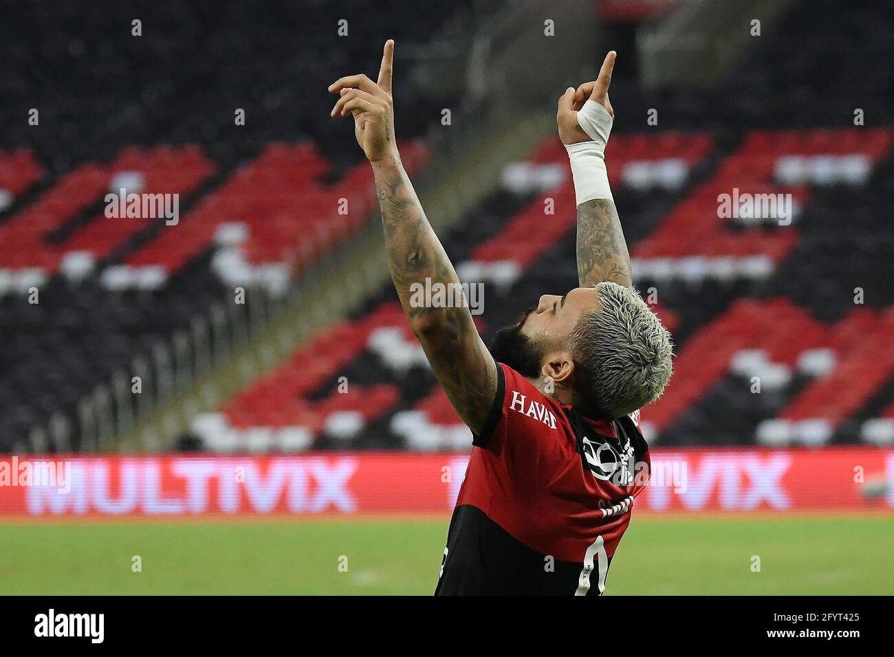 Rio De Janeiro, Brazil. 12th Mar, 2022. Gabriel Barbosa (Gabigol) during  Bangu x Flamengo held at Maracanã Stadium, for the 10th round of the  Carioca Championship (Taça Guanabara), this Sunday night (12)