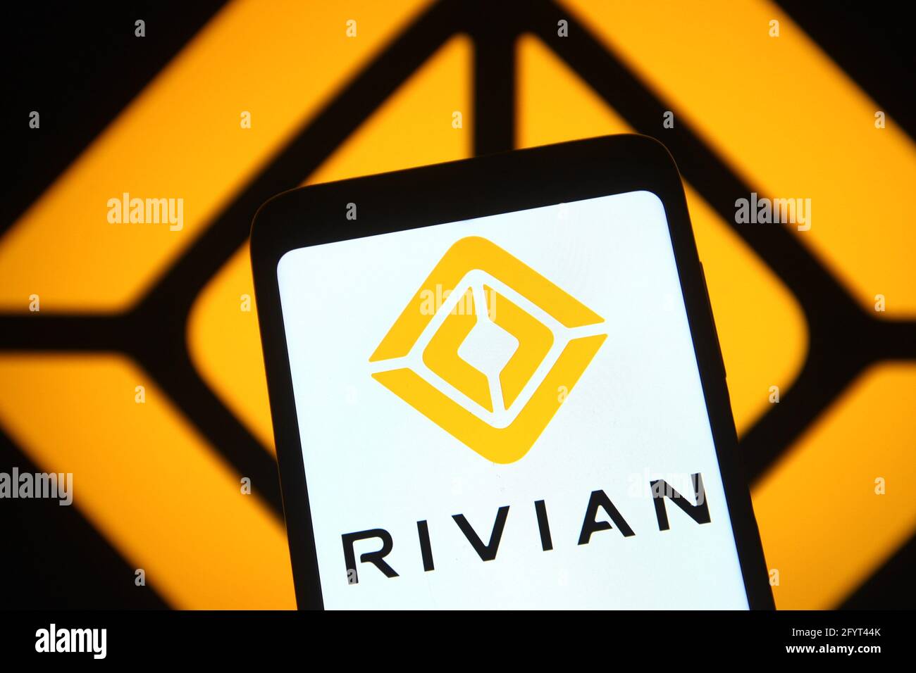 Rivian logo hi-res stock photography and images - Alamy