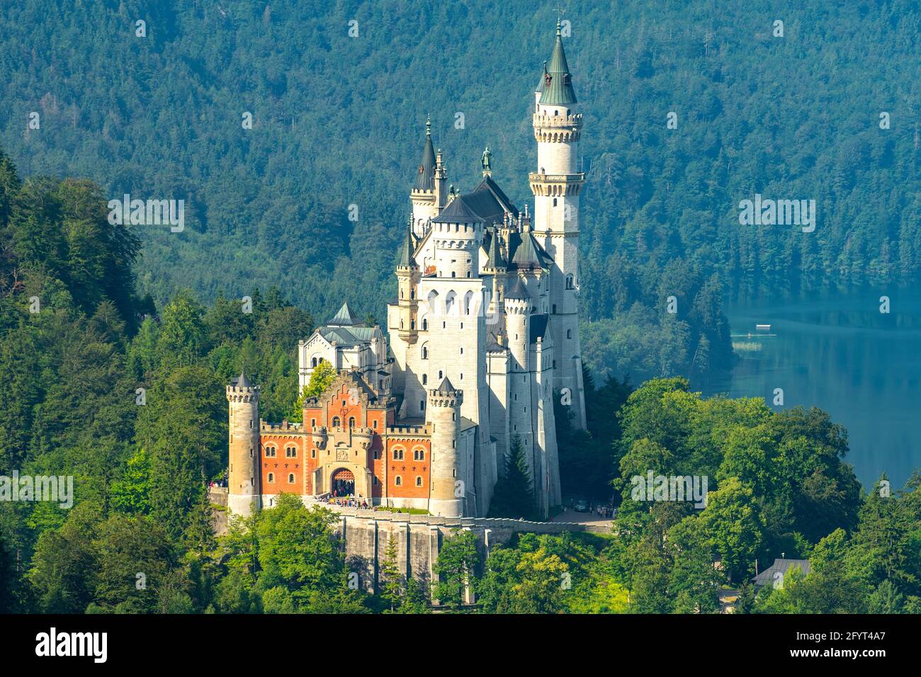 Schloss Neuschwanstein, Hohenschwangau, Germany Stock Photo