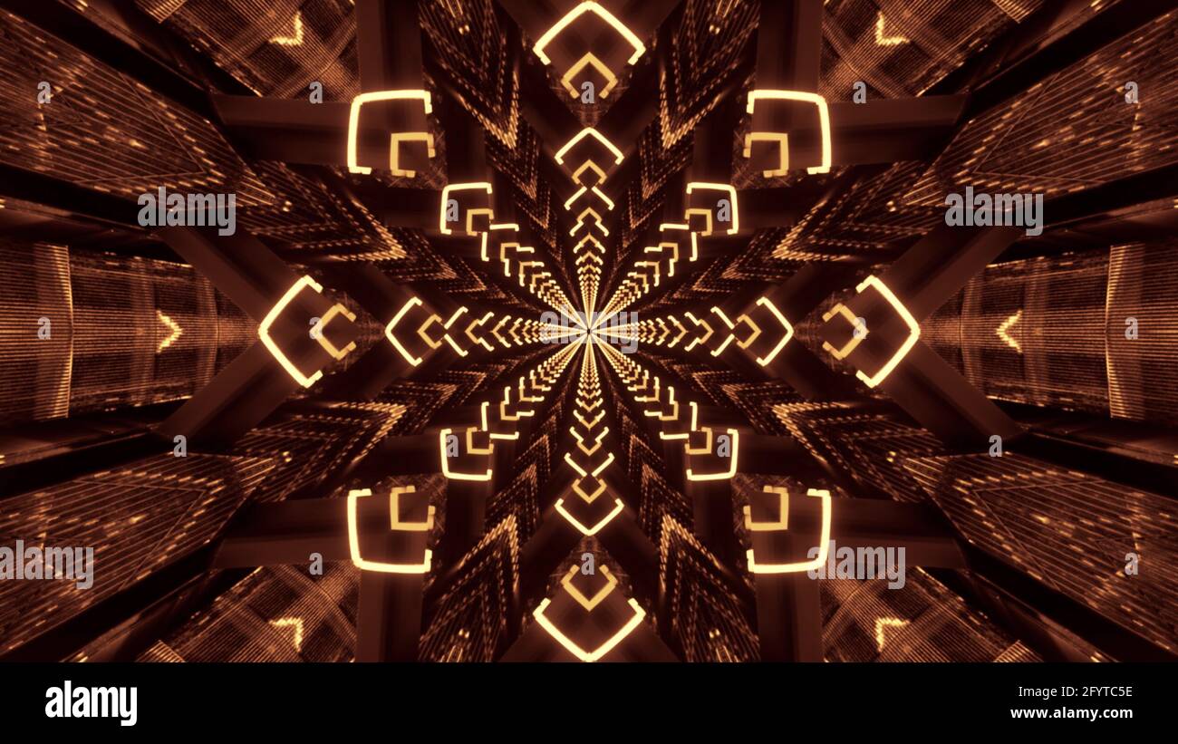 A 3D rendering of a futuristic background with geometric shapes and ...