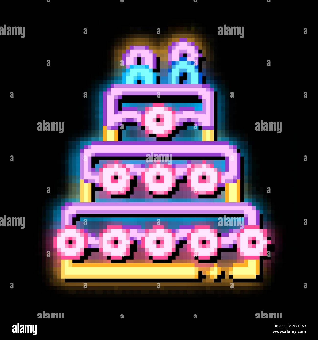 Celebration Wedding Decoration Arch Vector Icon Stock Vector Image ...