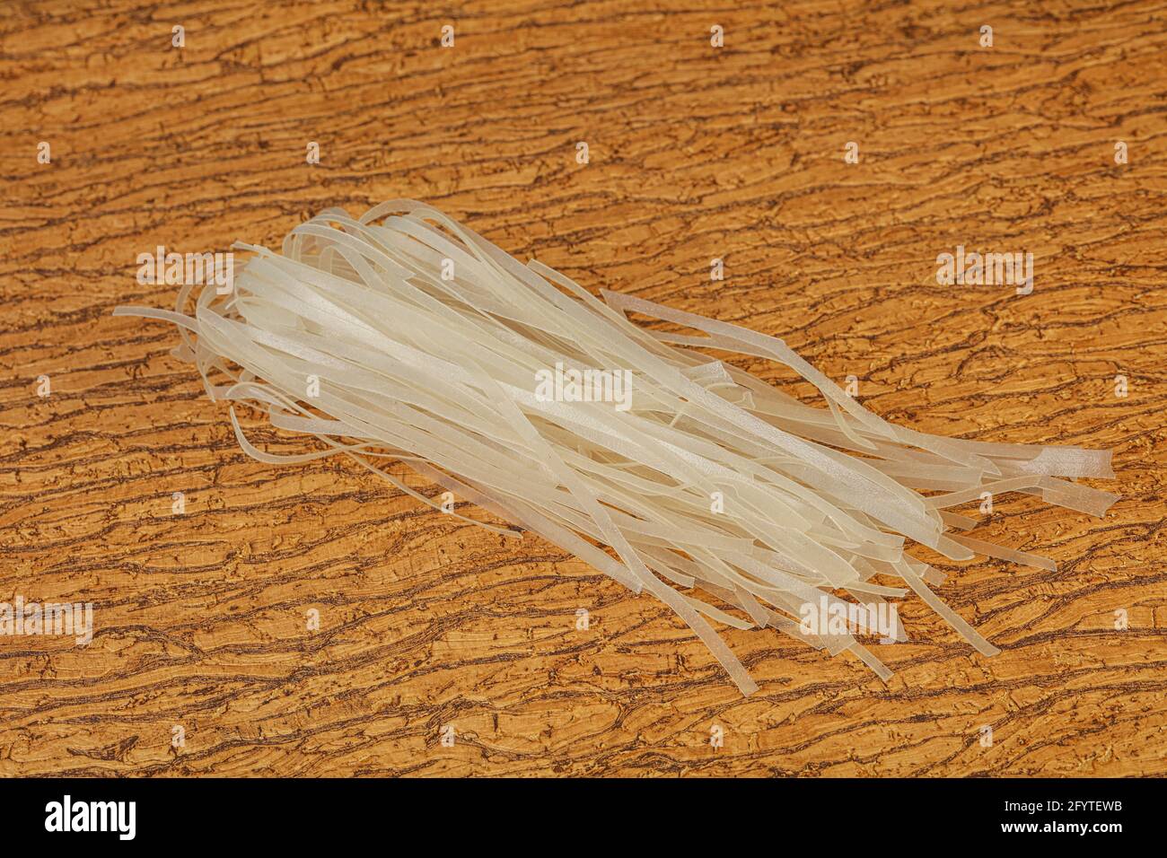 Dry rice noodle ready for cooking Stock Photo Alamy