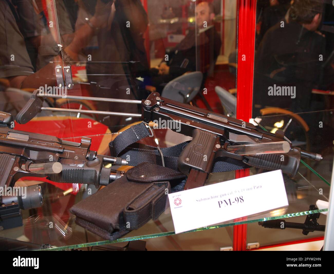 PM-98 submachine gun in eurosatory 2008 Stock Photo