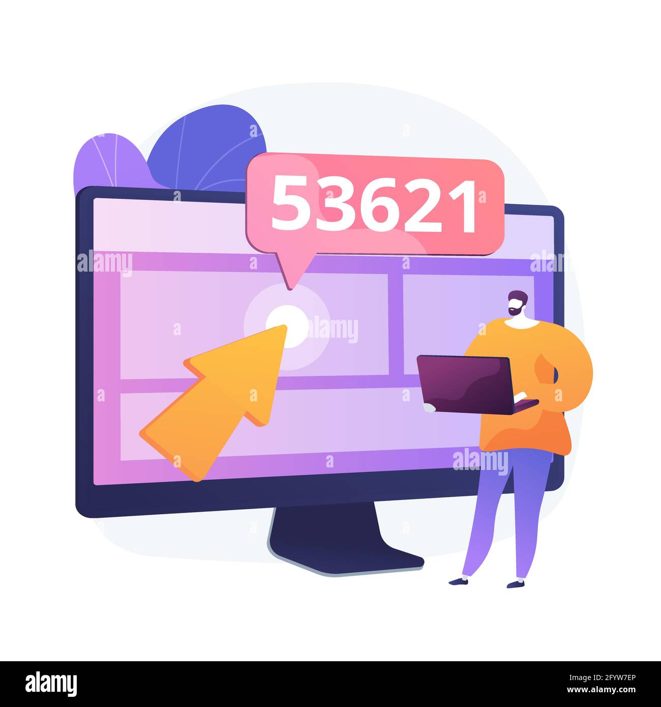 Search Engine Optimization Seo Specialist Cartoon Character Increasing Website Traffic And Visibility Internet Marketing Advertising Targeting Ve Stock Vector Image Art Alamy