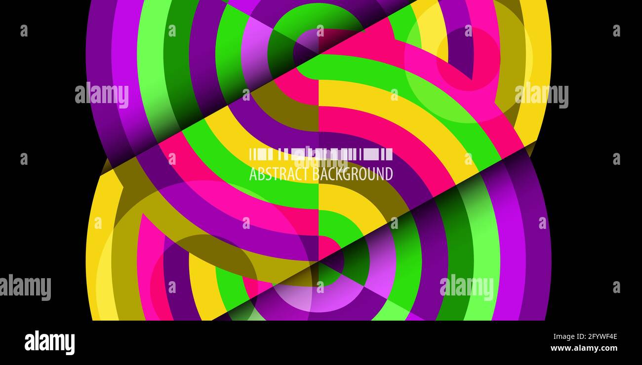 Abstract colorful background template with blended strips Stock Vector