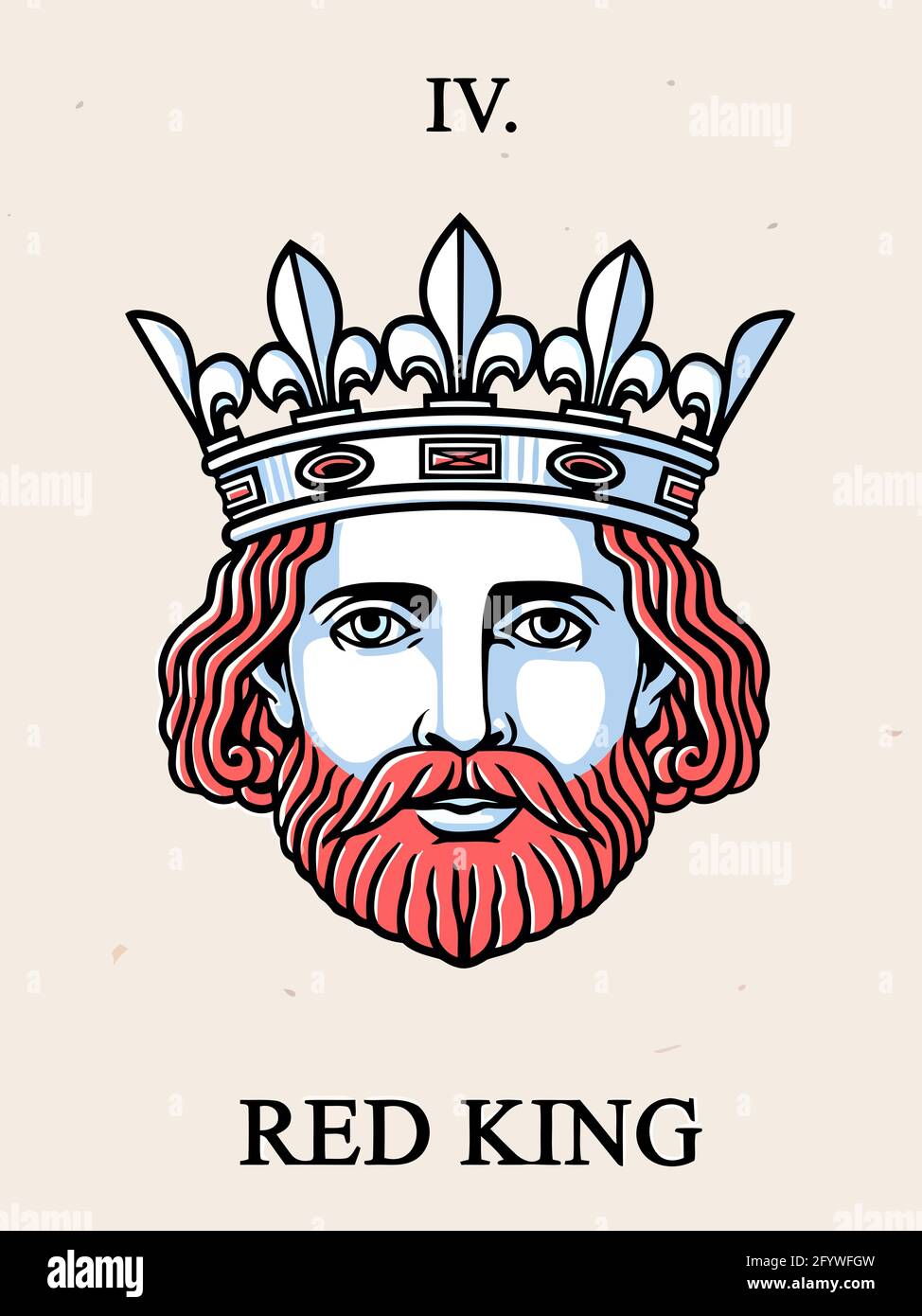 tarot fortune telling card illustration Stock Photo Alamy