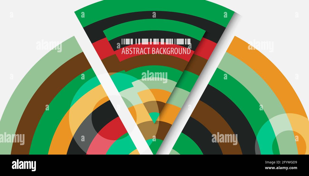 Abstract colorful background template with blended strips Stock Vector