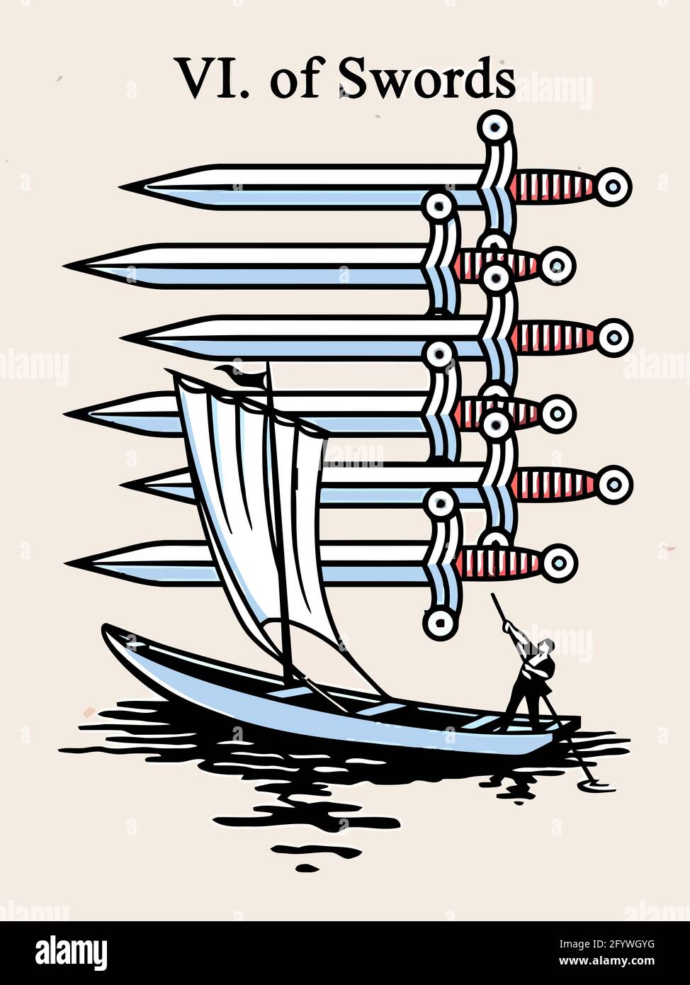 tarot fortune telling card illustration Stock Photo Alamy